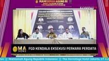 Kurang Dukungan Aparatur Penegak Hukum, Eksekusi Perkara Perdata Jadi Terkendala