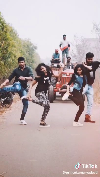 Tiktok dancing video