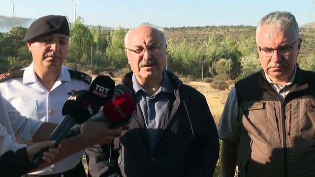 İzmir Valisi: Çeşme'deki orman yangınında tehlike geçmiş durumda