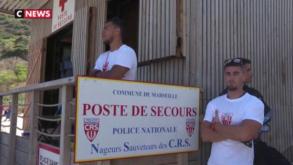 Marseille : Les CRS surveillent les calanques