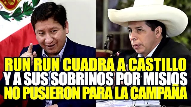 GUIDO BELLIDO RESPONDE A PEDRO CASTILLO: 'ERA UN MISIO Y NO TENIA DINERO PARA LA CAMPAÑA'