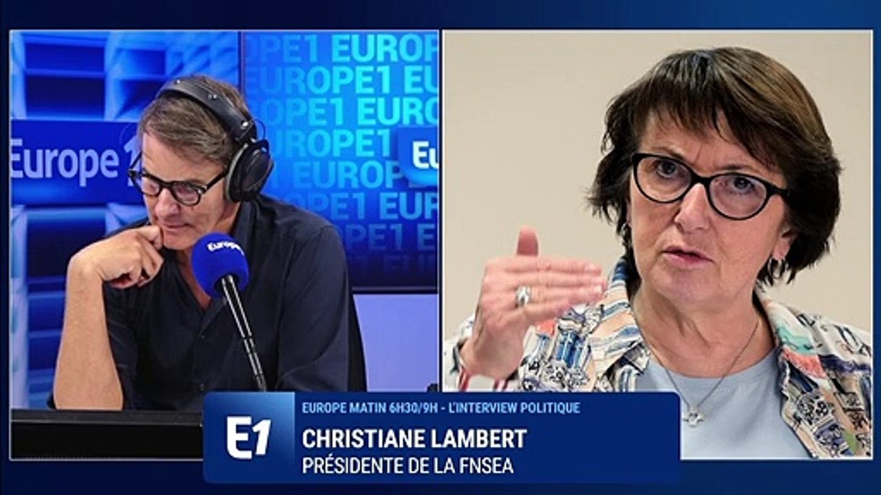 Christiane Lambert "il y a besoin de créer une assurance gestion des risques pour les agriculteurs"
