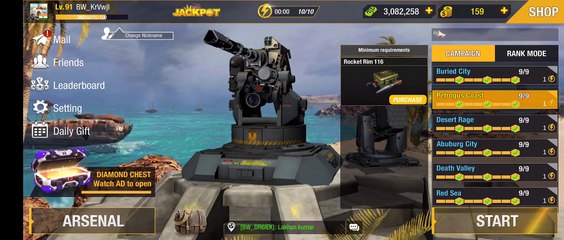 Beach War -  Petrogus Coast!  With Most Advance SciFi Gun