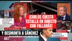 Carlos Cuesta desmonta EN DIRECTO las mentiras de Pedro Sánchez y estalla con Cristina Fallarás