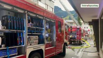 Feuer in Kitzbüheler Wohnhaus: Balkon stand in Flammen