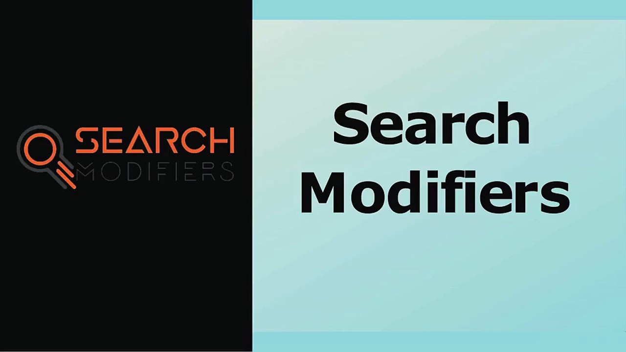 Search Modifiers-why digital marketing is important to promote a business