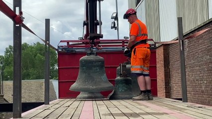 Bells removed by crane at Hartlepool's All Saints' Church
