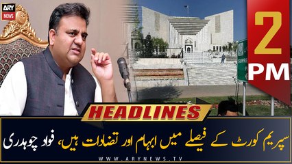 ARY News Headlines | 2 PM | 14th JULY 2022