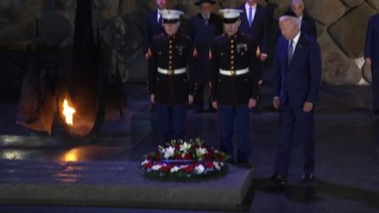 La visita di Biden al memoriale dell'Olocausto Yad Vashem