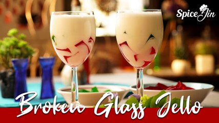 Broken Glass Jello  - Easy rainbow jello - Gelatin dessert