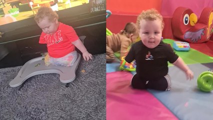 Baby boy with only one arm and no legs is a beacon of determination and optimism