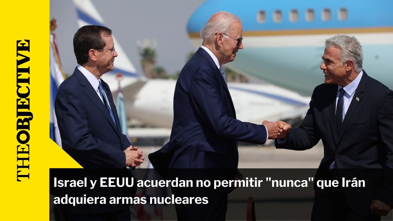 Israel y EEUU acuerdan no permitir "nunca" que Irán adquiera armas nucleares
