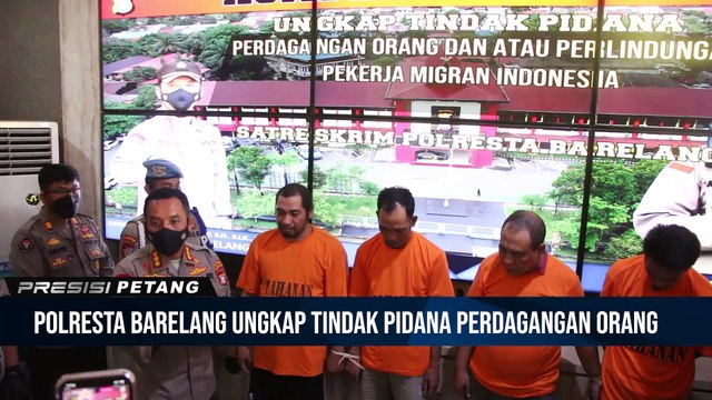 Kapolresta Barelang Gelar Konpers Pengungkapan Tindak Pidana Perdagangan Orang