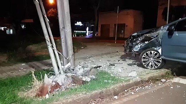 Polícia Militar encaminha motorista embriagado à delegacia após acidente no centro