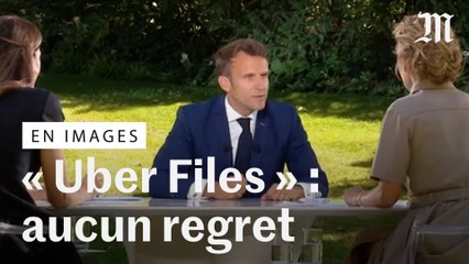 Descargar video: Emmanuel Macron sur les « Uber Files » : « Je n’ai pas un tempérament à être sous influence  »