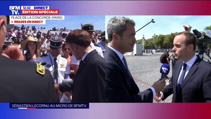 En marge du défilé du 14-Juillet, Sébastien Lecornu attaque la Nupes qui "voulait se débarrasser de la dissuasion nucléaire"