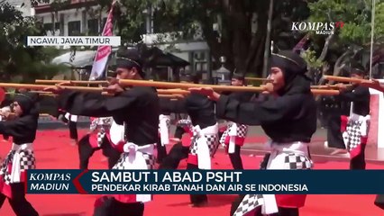 Sambut 1 Abad PSHT, Pendekar Kirab Tanah Dan Air Se Indonesia