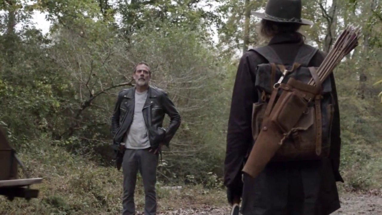 Maggie faces Negan again TWD 10x17 opening minutes