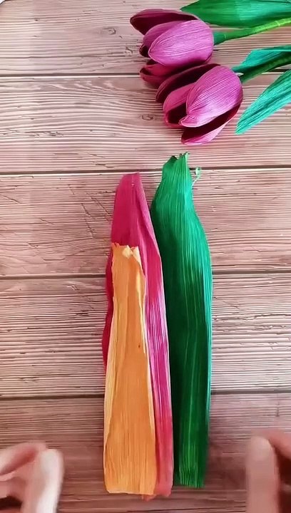Corn Flowers Making tutorial 