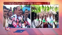 MP Komatireddy Venkat Reddy Fires On CM KCR _ Brahmana Vellemla Project _  Nalgonda  |  V6 News (2)