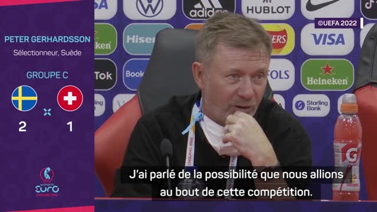 Euro 2022 (F) - Gerhardsson : "La Suède peut aller au bout de cet Euro 2022"