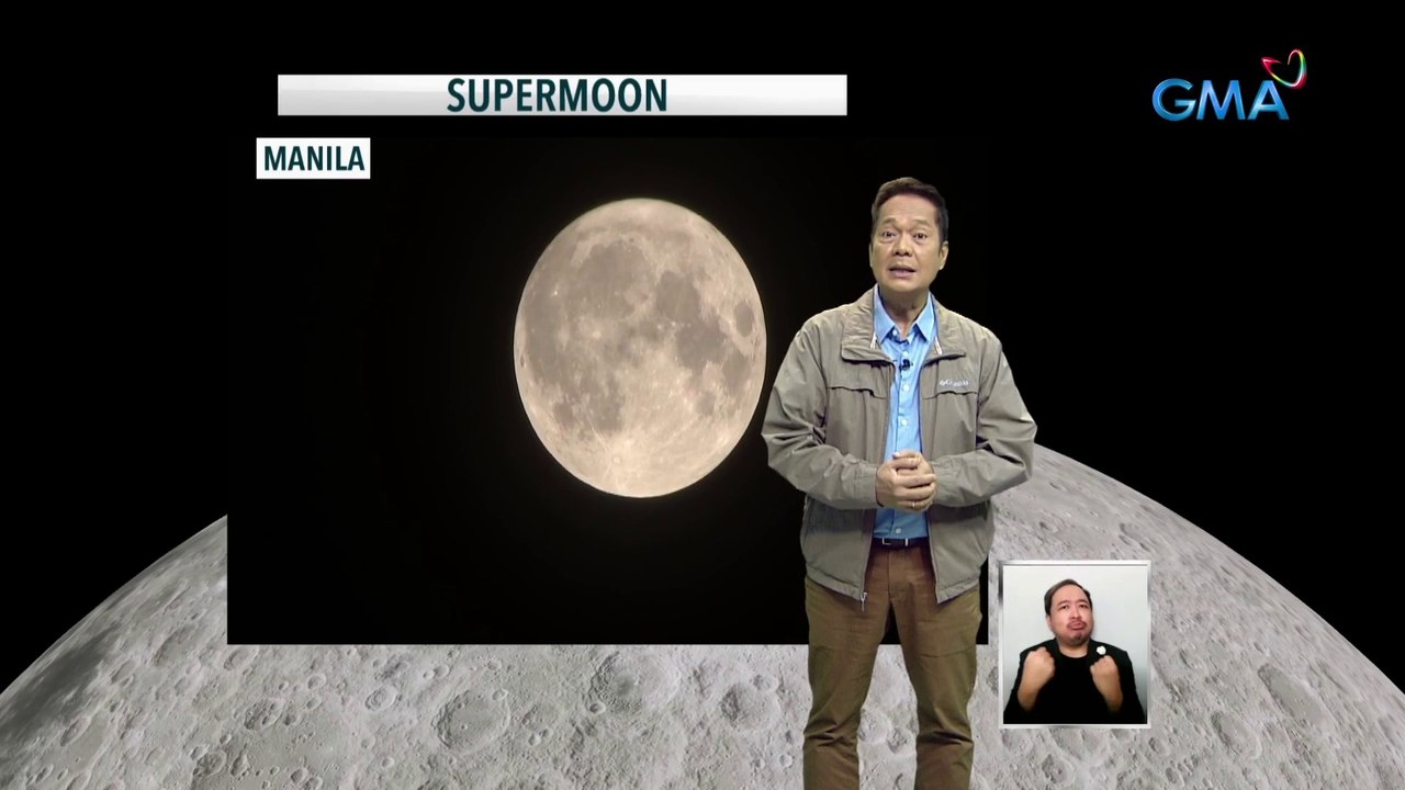 MANG TANI: NASA: 17% na mas malaki at 30% na mas maliwanag ang supermoon na nasilayan kanina; sa August 12 ang susunod na Supermoon | 24 Oras