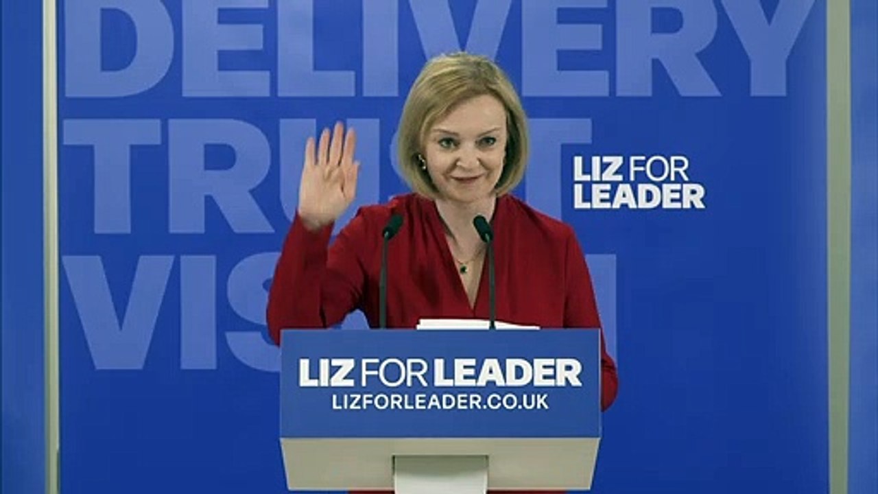 Liz Truss can't find the exit at campaign launch