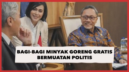 Bagi-Bagi Minyak Goreng Gratis Bermuatan Politis, Mendag Zulkifli Hasan Diperiksa Bawaslu