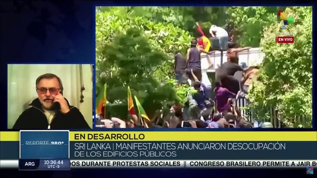 Reporte 360° 14-07: Manifestantes en Sri Lanka piden renuncia oficial del presidente Rajapaksa