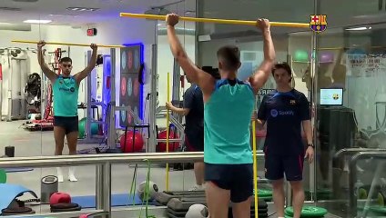 El Barcelona continúa su pretemporada