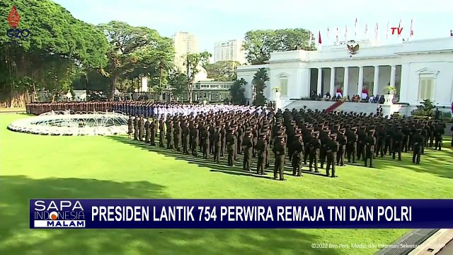 Presiden Pimpin Pelantikan 754 Perwira TNI & Polri, Jokowi: Utamakan Integritas & Profesionalisme!