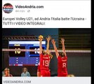 Volley U21: l’Italia batte l’Ucraina Link video su https://www.videoandria.com/