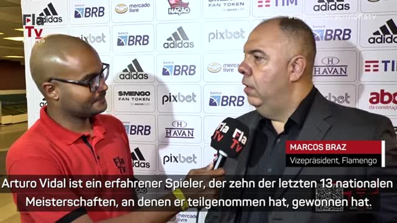 Flamengo-VP: Vidal ist ein "Sieg" für uns