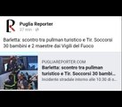 Incidente in Puglia: scontro bus con bimbi - mezzo pesante a Barletta - i dettagli su https://www.pugliareporter.com/
