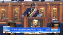 Evo Morales aseguró que en Venezuela y Cuba sí hay democracia