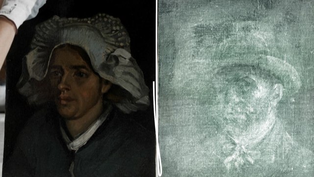 Un autoportrait de Van Gogh découvert caché dans un tableau
