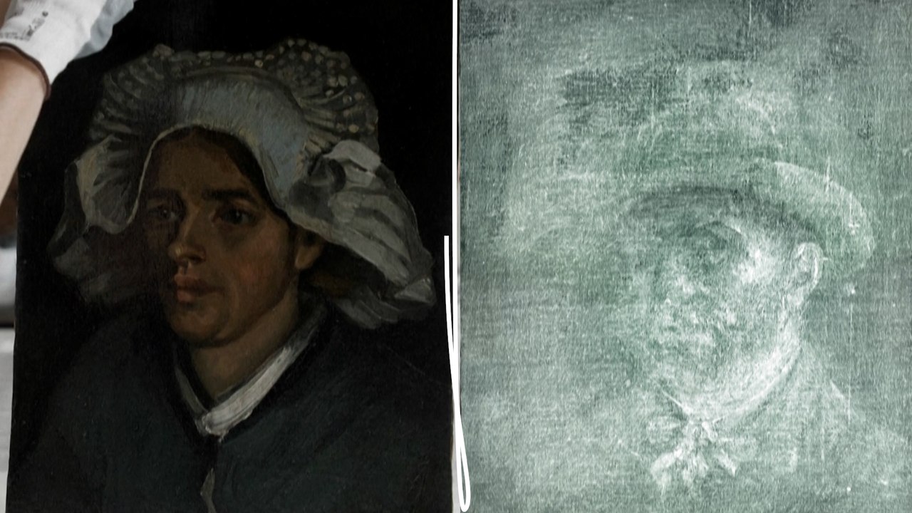 Un autoportrait de Van Gogh découvert caché dans un tableau