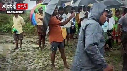 Telangaana Rain : கோதாவரி ஆற்றில் வெள்ளம் - கூடையில் வைத்து காப்பாற்றப்பட்ட குழந்தை