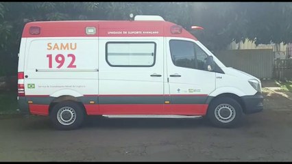 Homem de 88 anos é socorrido pelo Samu no Bairro Maria Luiza