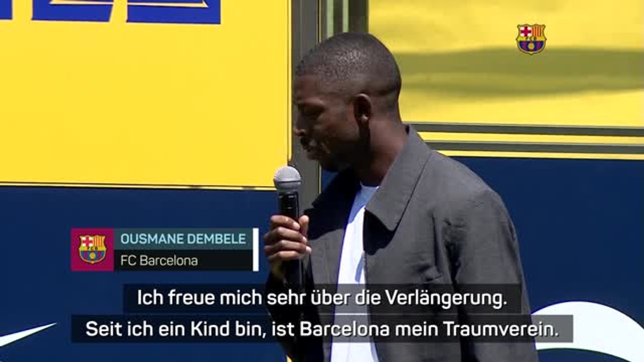 Dembele: Barca-Verlängerung war “erste Option”