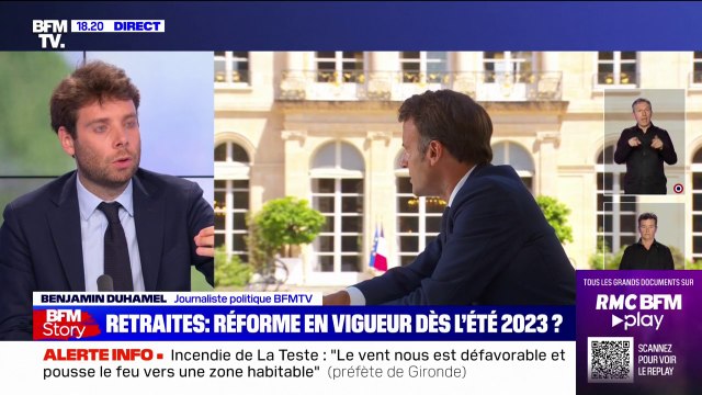 Réforme des retraites dès 2023: Emmanuel Macron ouvre des perspectives de discussions sur les modalités assure Stanislas Guerini, ministre de la Transformation et de la Fonction publiques