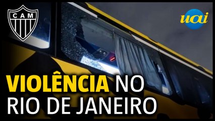 Ônibus do Galo é apedrejado antes de jogo com Flamengo