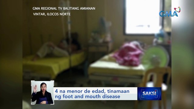 4 na menor de edad, tinamaan ng foot and mouth disease | Saksi