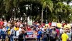 Marchan en reclamo arreglo de calles en La Ceibita