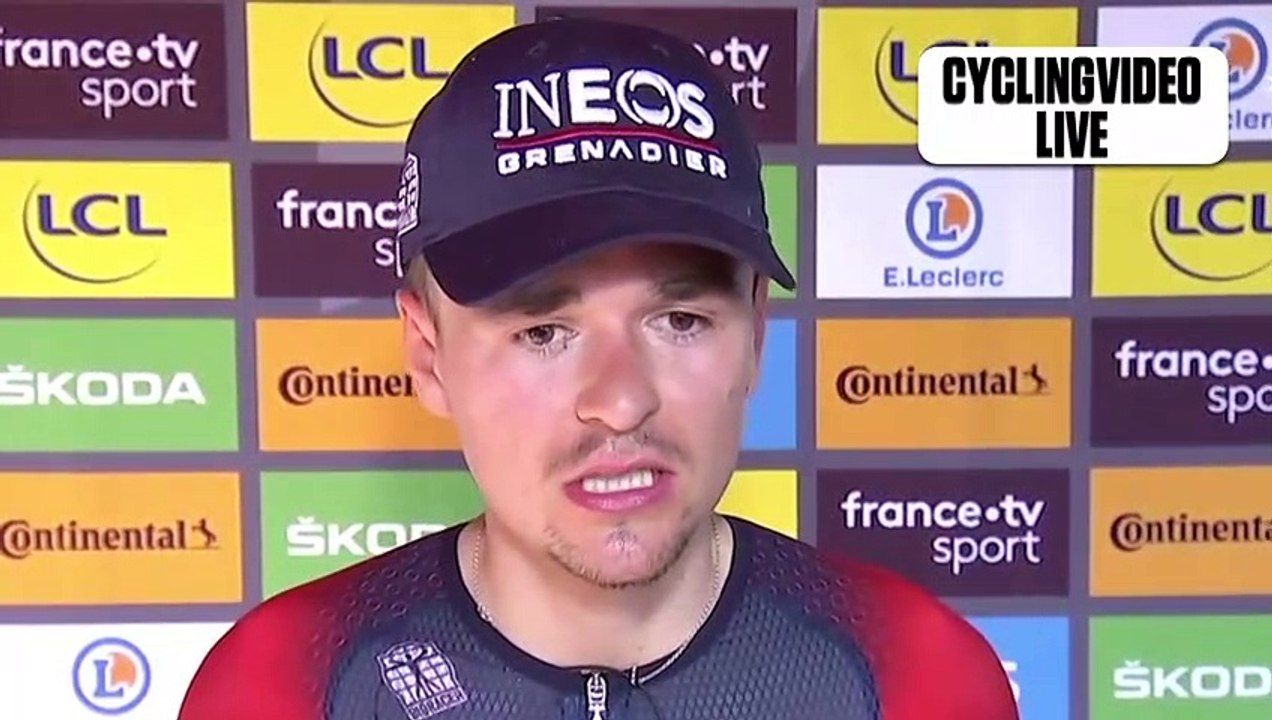 Tom Pidcock Reacts To Incredible Win On Alpe d'Huez | Stage 12 Tour de France 2022
