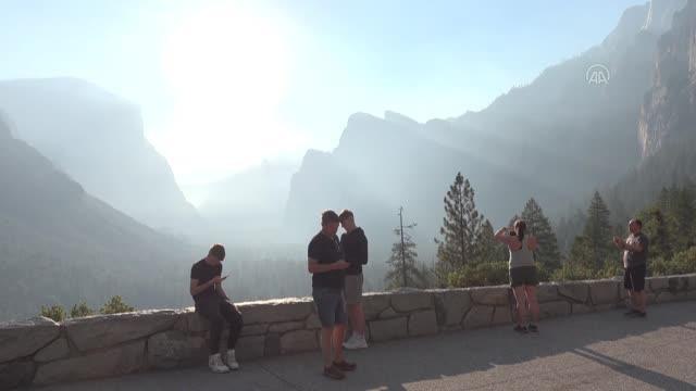 Son dakika haber! KALİFORNİYA - Yosemite Ulusal Parkı'nda yangın