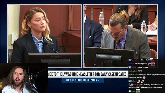 Amber Heard Finally Testifies in Johnny Depp Trial _ Asmongold Reacts