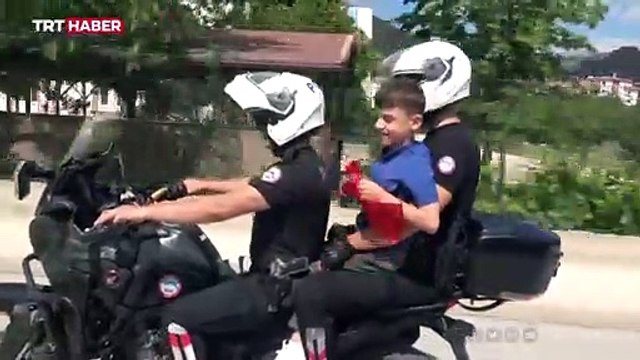 Yunus timleri şehit çocuğunun hayalini gerçekleştirdi