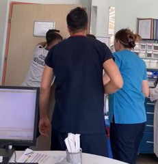 Hasta yakınları ile sağlık çalışanları arasında arbede