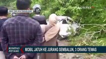 Diduga Rem Tak Berfungsi, Mobil Berpenumpang 8 Orang Jatuh ke Jurang di Pusuk Sembalun Lombok Timur